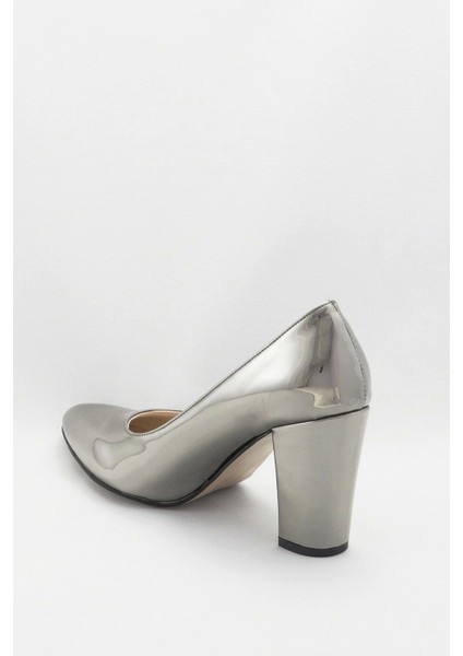 Kadın Moda Şık Platin Klasik Topuklu Ayakkabı Topuklu Düğün Nişan Gece Abiye Ayakkabısı modelleri