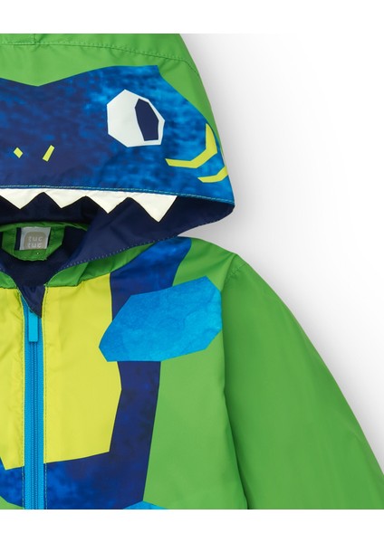 03-06 Yaş Tuc Tuc Yeşil Monster Yağmurluk - Yeşil fırsatları