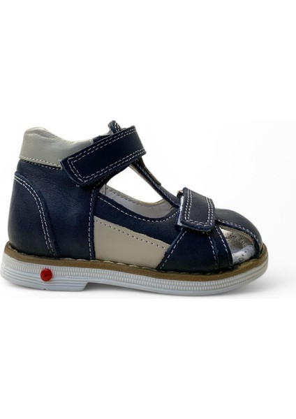 674 Bebek Deri Korseli Sandalet