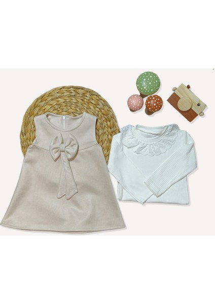 Esnek Kadife Elbise Bluz Ikili Takım modelleri