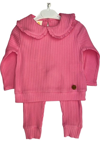 Kız Bebek Çocuk Bebe Yakalı Alt Üst Takım