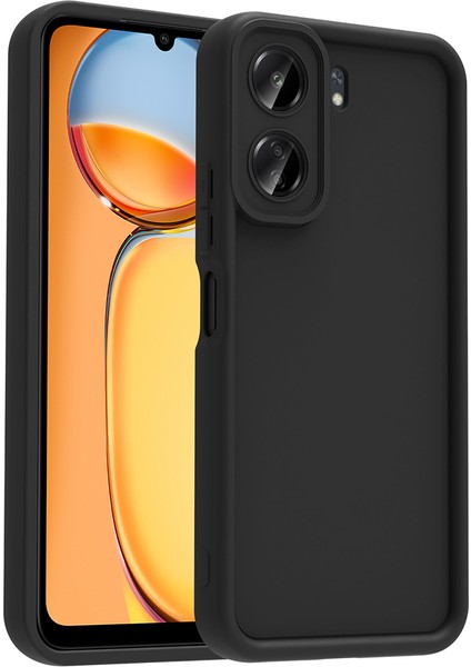 Xiaomi Poco C65 Kılıf Kamera Korumalı Ananas Silikon
