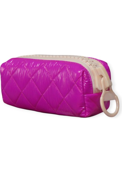 Parlak Kapitone Lüks Kalem Çantası Dev Fermuarlı fiyatları