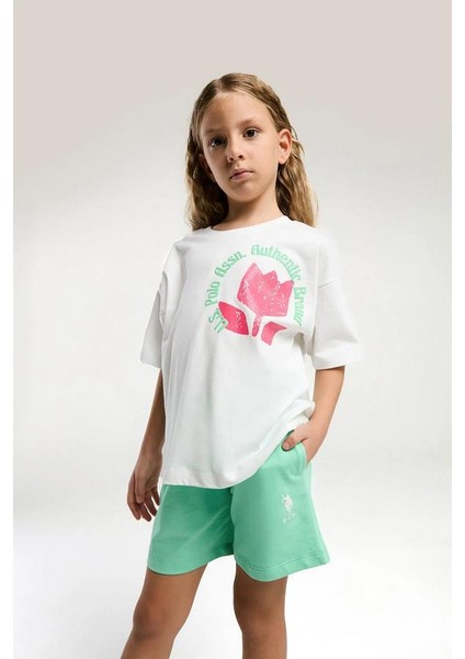 U.s Polo US2094-G Kız Şort Takım