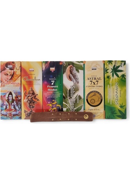Lord Shiva, Chandan, 7 Power Hindus, White Sage, Astral, Cannabis 6X20 Tütsü-Hediyeli fiyatları