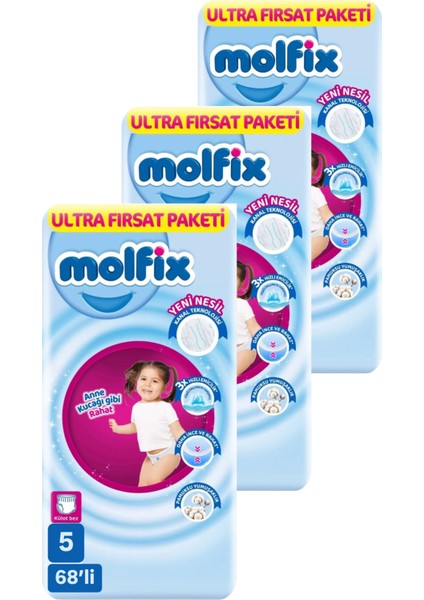 Külot Bebek Bezi 5 Numara 204'LÜ