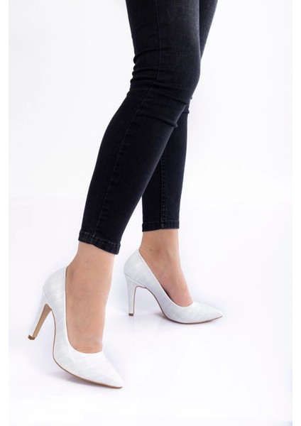 Kadın Moda Şık Cilt Aynalı Stiletto Topuklu Klasik Ayakkabı Düğün Nişan Gece Abiye Ayakkabısı