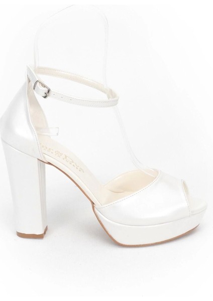 Sedef Cilt Kadın Abiye Ayakkabı Kadın Topuklu Şık Gece Ayakkabısı Zarif Tasarım Yüksek Topuk modelleri