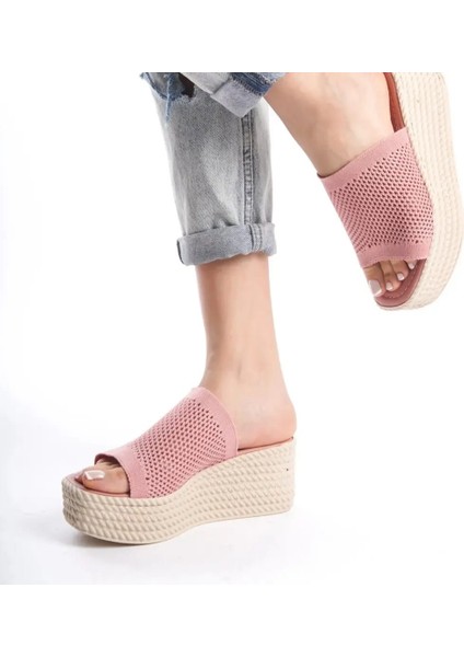 Dolgu Taban Rahat Triko Günlük Terlik fiyatları