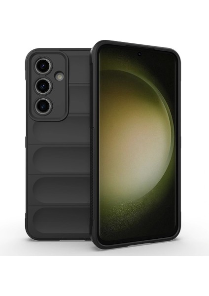 Galaxy S24 Fe Kılıf Esnek Tpu Oyuklu Arka Yüzey Tasarımlı Redclick Etnik Silikon Kapak