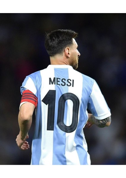 Mavi Renk Kısa Kol .Arjntn. L.Messi Efsane Futbolcu Yetişkin Forması
