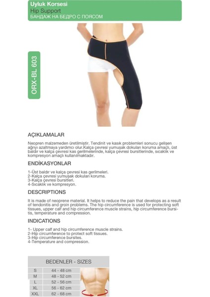 Uyluk Korsesi modelleri