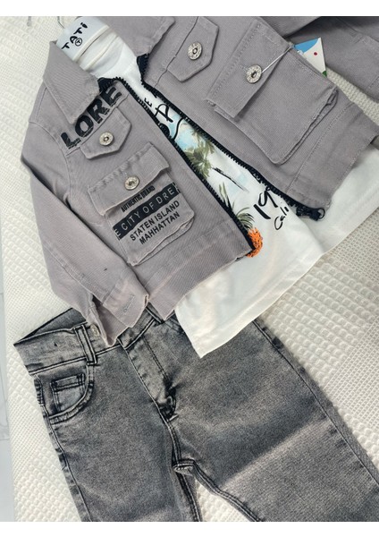 Erkek Ceket Takım Üçlü