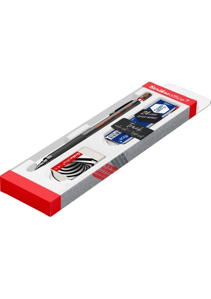 Track 3'lü Set Mekanik Kurşun Kalem 0.7 mm Turuncu