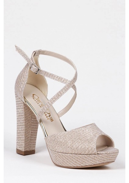 Kadın Moda Şık Gümüş Mercan Topuklu Zarif Tasarım Yüksek Topuk Düğün Nişan Gece Abiye Ayakkabısı fiyatları