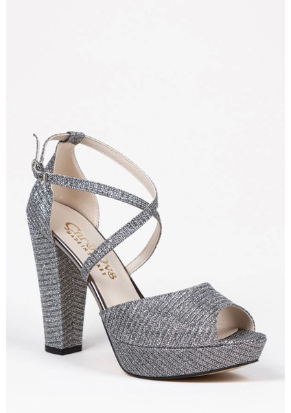 Kadın Moda Şık Gümüş Mercan Topuklu Zarif Tasarım Yüksek Topuk Düğün Nişan Gece Abiye Ayakkabısı fiyatları