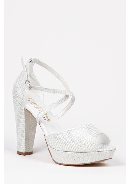 Kadın Moda Şık Gümüş Mercan Topuklu Zarif Tasarım Yüksek Topuk Düğün Nişan Gece Abiye Ayakkabısı fiyatları