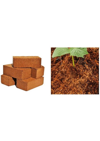Cocopeat 2 Adet 130 Lt Sıkıştırılmış Torf (Kokopeat)