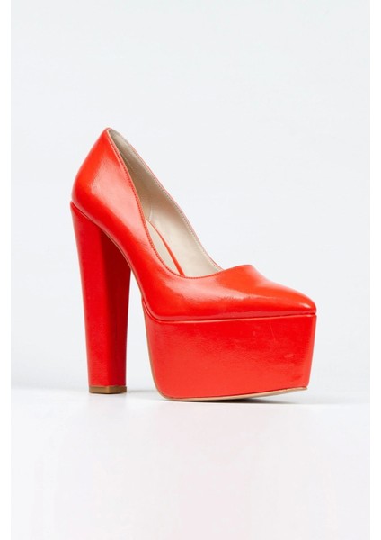 Gümüş Sultan Çift Renktaşlı Klasik Sivri Kalın Topuklu Sivri Kadın Abiye Ayakkabı Kadın Topuklu Şık