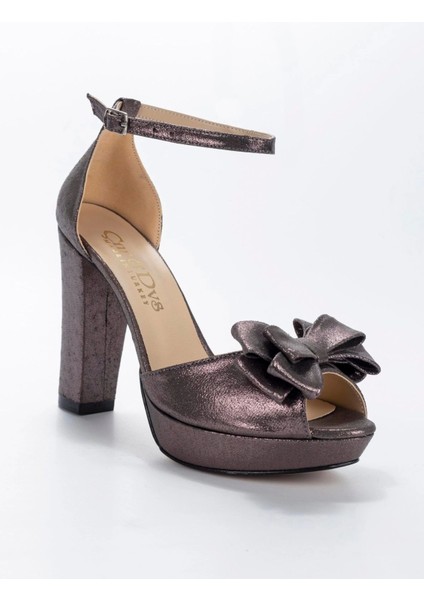 Kadın Moda Şık Gold Sultan Fiyonk Topuklu Zarif Tasarım Düğün Nişan Gece Abiye Ayakkabısı fiyatları