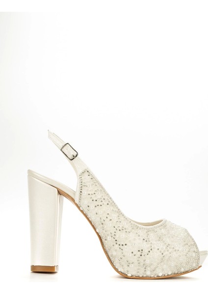 Kadın Moda Şık Sedef Inci Taş Topuklu Zarif Tasarım Düğün Nişan Gece Abiye Ayakkabısı fırsatları