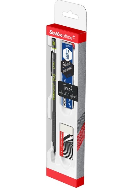 Track 3'lü Set Mekanik Kurşun Kalem 0.7 mm Yeşil modelleri