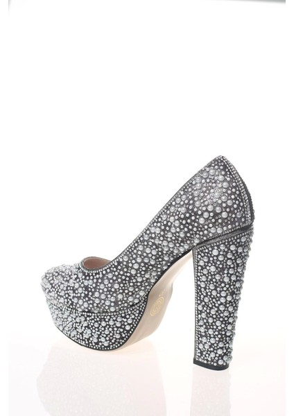 Kadın Gold Sultan Full İnci Taş Abiye Ayakkabı Kadın Topuklu Şık Gece Ayakkabısı Zarif Tasarım fırsatları