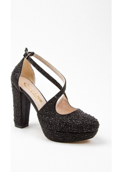 Kadın Moda Şık Gold Full Inci Taş Yüksek Topuk Düğün Nişan Gece Abiye Ayakkabısı fiyatları