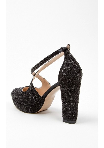 Kadın Moda Şık Gold Full Inci Taş Yüksek Topuk Düğün Nişan Gece Abiye Ayakkabısı modelleri