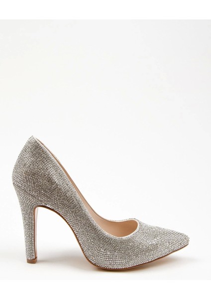 Kadın Moda Şık Gold Full Taş Aynalı Klasik Düğün Nişan Gece Abiye Ayakkabısı fırsatları