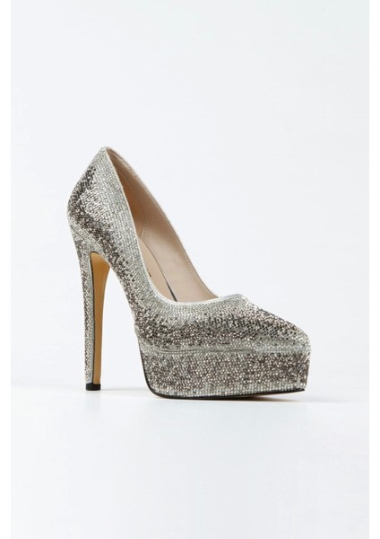 Kadın Moda Şık Sultan Çift Renktaşlı Klasik Sivri Ince Topuklu Düğün Nişan Gece Abiye Ayakkabısı fiyatları