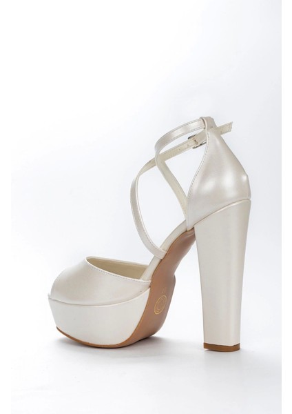 Kadın Sedef Cilt Abiye Topuklu Ayakkabı Kadın Topuklu Abiye Ayakkabı Şık Gece Ayakkabısı fırsatları