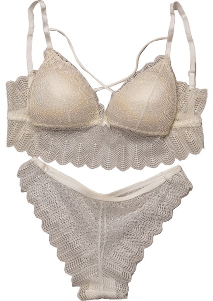 Ekru Bralet Sütyentakımı