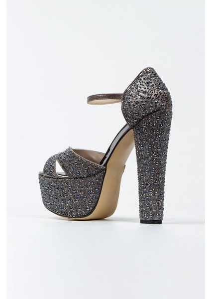 Gold Sultan Full İnci Taşlı Çapraz Model Klasik Topuklu Platformlu Kadın Abiye Ayakkabı Şık fırsatları