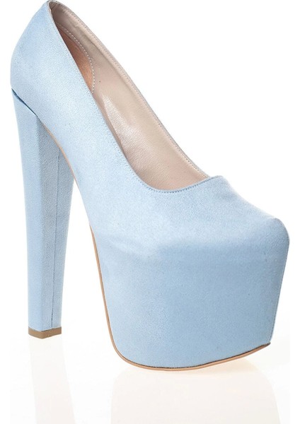 Kadın Fuşya Süet Yüksek Topuk Abiye Ayakkabı Kadın Topuklu Şık Gece Ayakkabısı Zarif Tasarım