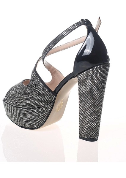 Kadın Moda Şık Sedef Cilt Full Taş Detaylı Topuklu Düğün Nişan Gece Abiye Ayakkabısı fiyatları