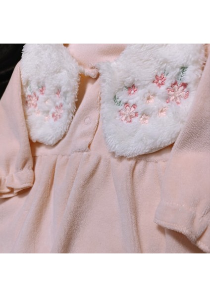 Kız Bebek Kadife Peluş Tulum modelleri