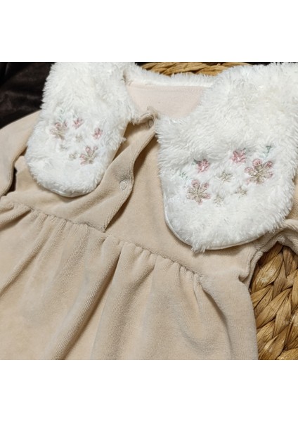 Kız Bebek Kadife Peluş Tulum modelleri