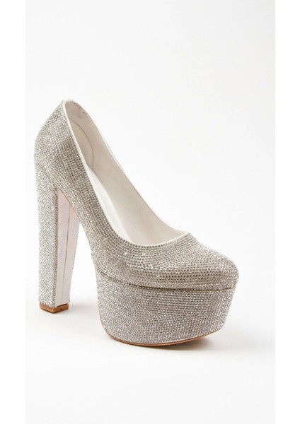 Kadın Moda Şık Gold Janjan Full Taş Düğün Nişan Gece Abiye Ayakkabısı fiyatları