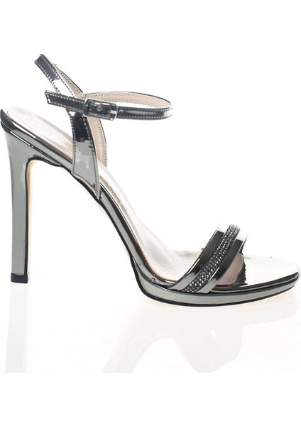 Kadın Gold Parlak Topuklu Abiye Ayakkabı Kadın Topuklu Şık Gece Ayakkabısı Zarif Tasarım modelleri