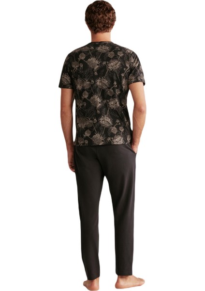 Erkek Siyah Pijama Takım