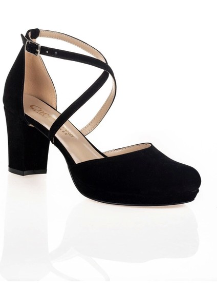 Kadın Moda Şık Siyah Topuklu Ayakkabı Topuklu Zarif Tasarım Düğün Nişan Gece Abiye Ayakkabısı fiyatları