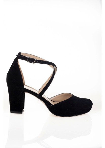 Kadın Moda Şık Siyah Topuklu Ayakkabı Topuklu Zarif Tasarım Düğün Nişan Gece Abiye Ayakkabısı fırsatları