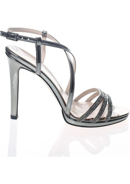 Kadın Moda Şık Gold Taşlı Topuklu Zarif Tasarım Yüksek Topuk Düğün Nişan Gece Abiye Ayakkabısı fırsatları