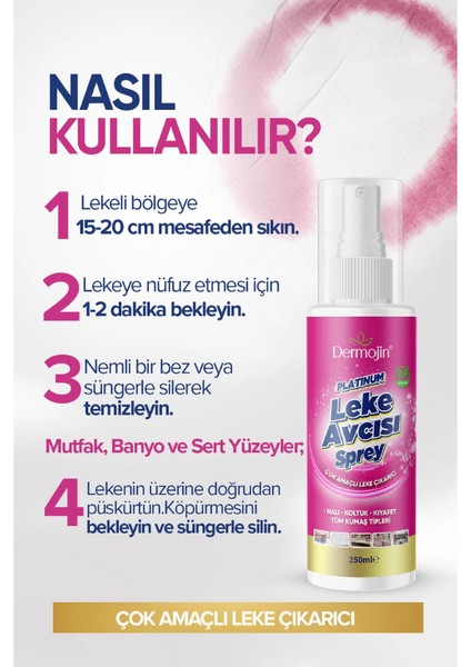 Platinum Çok Amaçlı Leke Çıkarıcı 250 ml modelleri