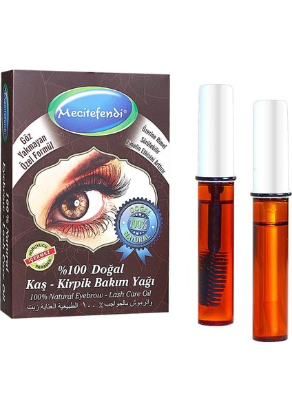Doğal Kaş Kirpik Bakım Yağı