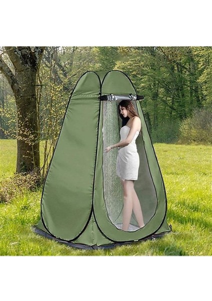 Kamp Otomatik Giyinme ve Tuvalet Kabini 120 x 120 X 190 CM