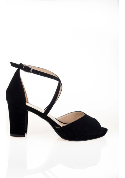 Kadın Moda Şık Siyah Topuklu Ayakkabı Topuklu Zarif Tasarım Düğün Nişan Gece Abiye Ayakkabısı fırsatları