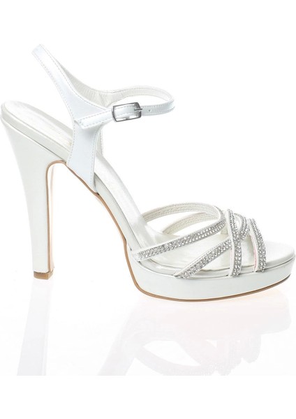 Kadın Moda Şık Gold Taşlı Topuklu Zarif Tasarım Yüksek Topuk Düğün Nişan Gece Abiye Ayakkabısı fırsatları