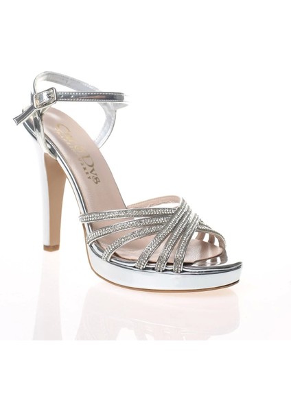 Kadın Moda Şık Gold Topuklu Zarif Tasarım Yüksek Topuk Düğün Nişan Gece Abiye Ayakkabısı fiyatları